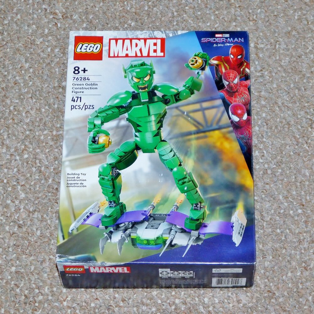 LEGO Marvel Spider-Man No Way Home Green Goblin Construction Figure New 76284